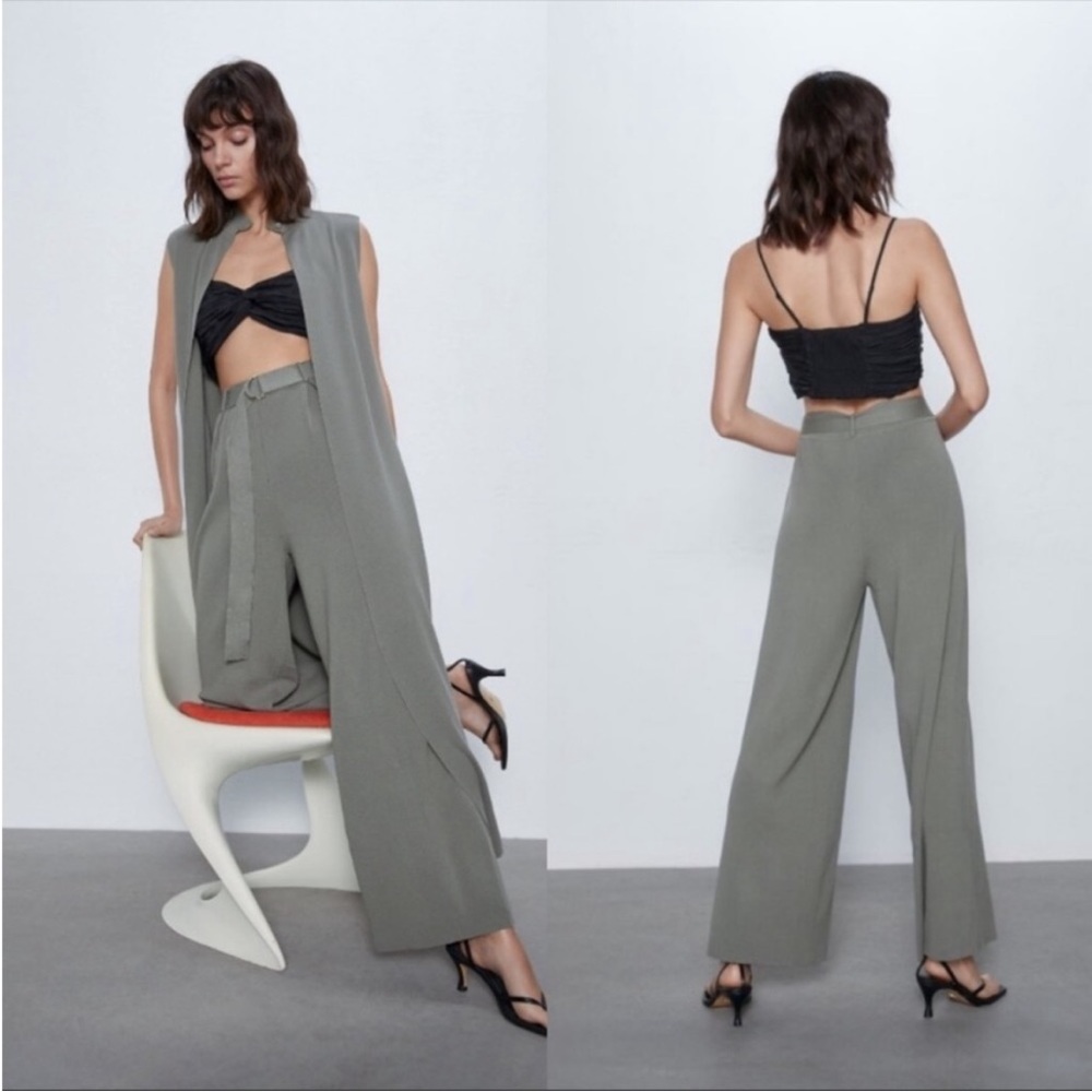 Zara Long Knit Vest- Size Medium